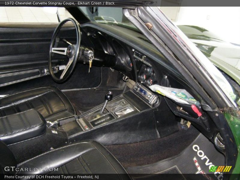 Elkhart Green / Black 1972 Chevrolet Corvette Stingray Coupe