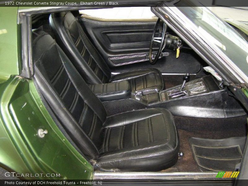 Elkhart Green / Black 1972 Chevrolet Corvette Stingray Coupe