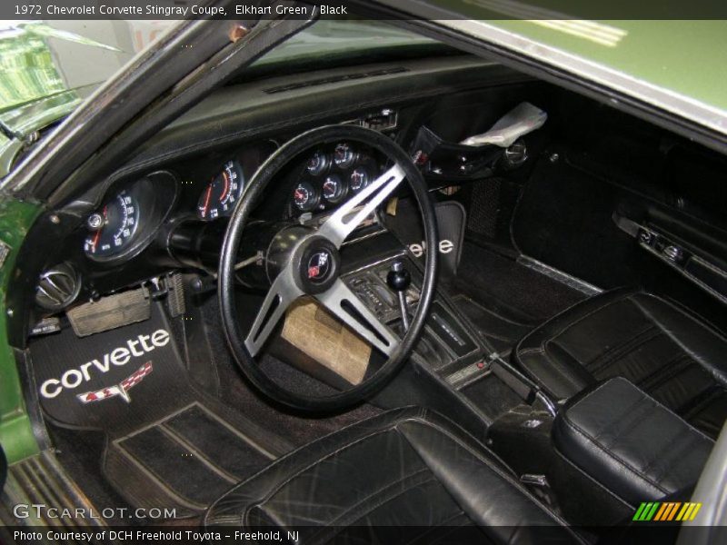 Elkhart Green / Black 1972 Chevrolet Corvette Stingray Coupe