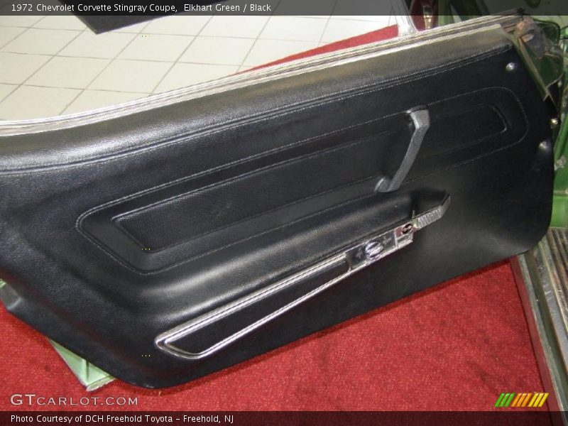 Elkhart Green / Black 1972 Chevrolet Corvette Stingray Coupe