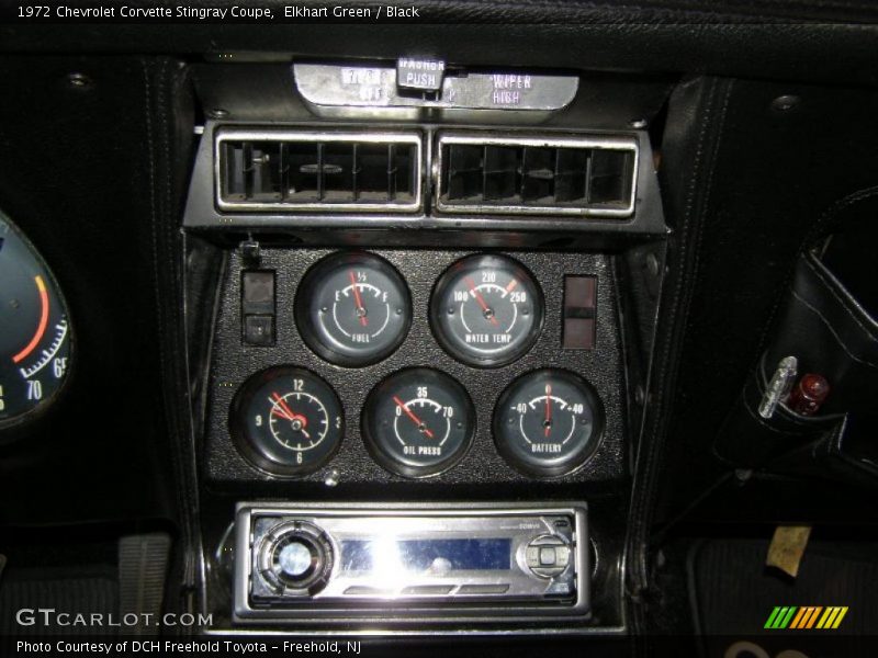 Elkhart Green / Black 1972 Chevrolet Corvette Stingray Coupe