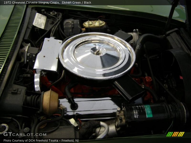 Elkhart Green / Black 1972 Chevrolet Corvette Stingray Coupe