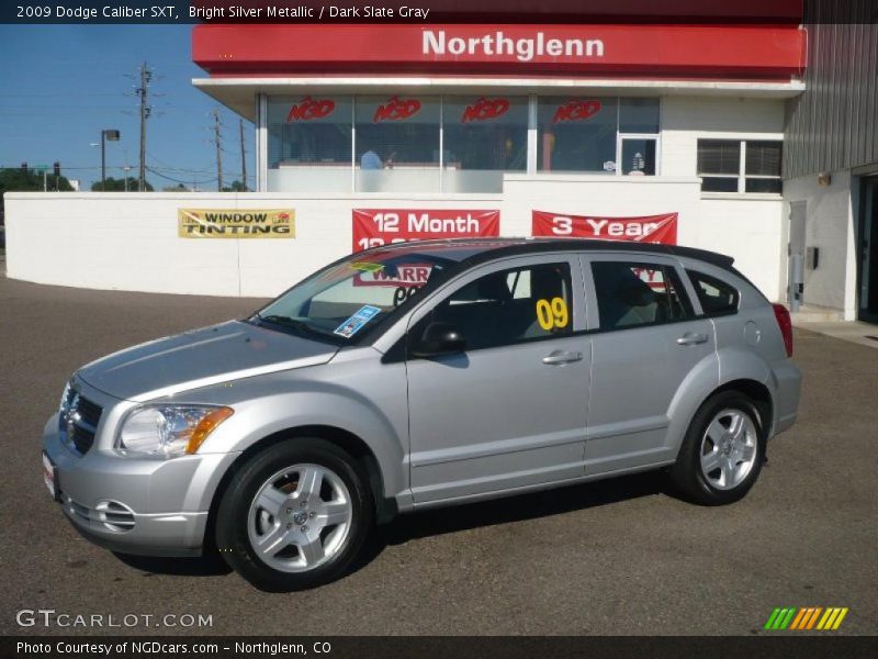 Bright Silver Metallic / Dark Slate Gray 2009 Dodge Caliber SXT