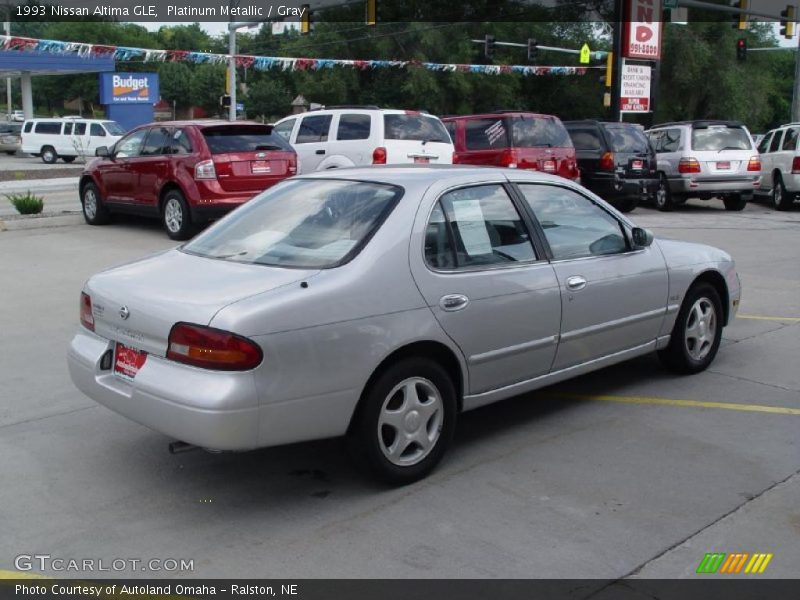Platinum Metallic / Gray 1993 Nissan Altima GLE