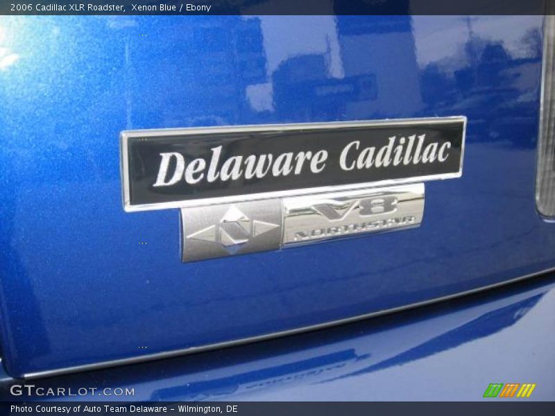 Xenon Blue / Ebony 2006 Cadillac XLR Roadster