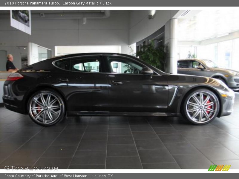 Carbon Grey Metallic / Black 2010 Porsche Panamera Turbo