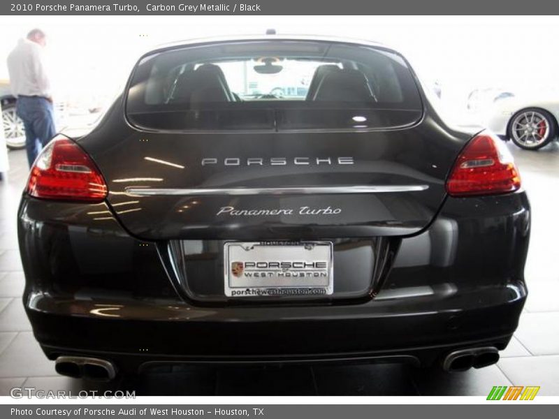 Carbon Grey Metallic / Black 2010 Porsche Panamera Turbo