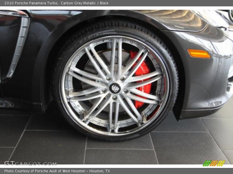Carbon Grey Metallic / Black 2010 Porsche Panamera Turbo