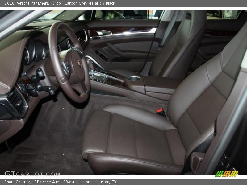Carbon Grey Metallic / Black 2010 Porsche Panamera Turbo
