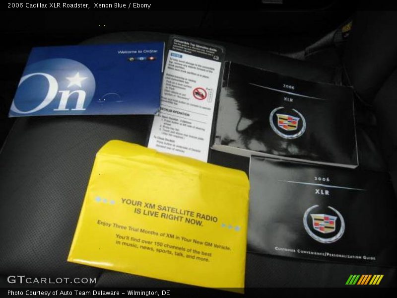 Xenon Blue / Ebony 2006 Cadillac XLR Roadster