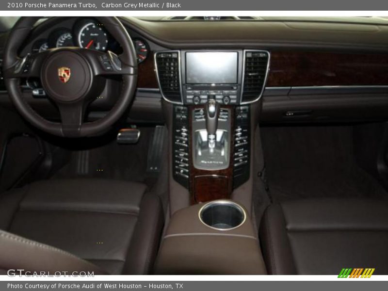 Carbon Grey Metallic / Black 2010 Porsche Panamera Turbo