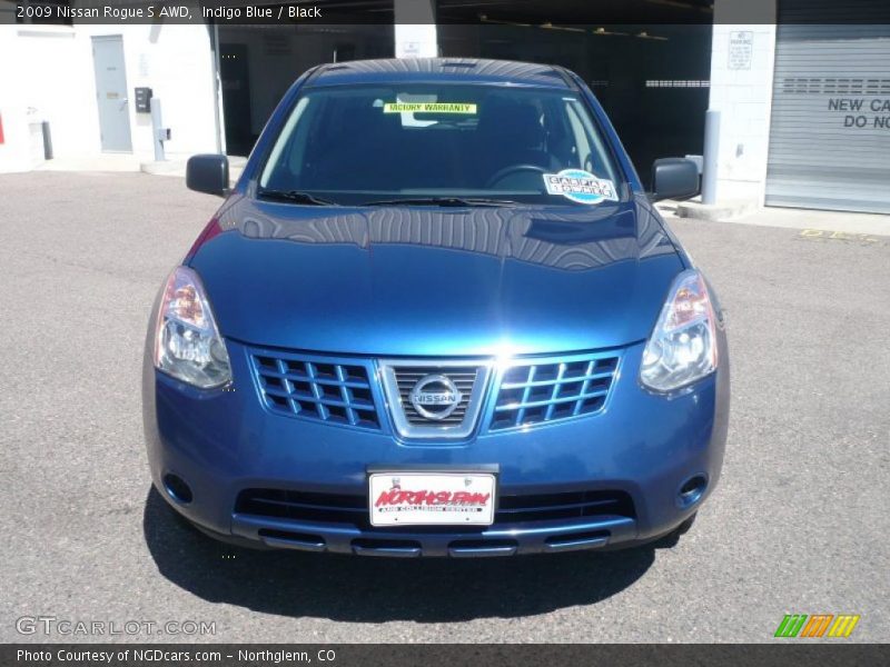 Indigo Blue / Black 2009 Nissan Rogue S AWD
