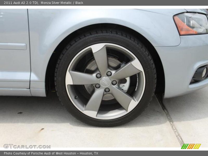 Monza Silver Metallic / Black 2011 Audi A3 2.0 TDI