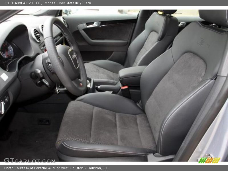 Monza Silver Metallic / Black 2011 Audi A3 2.0 TDI