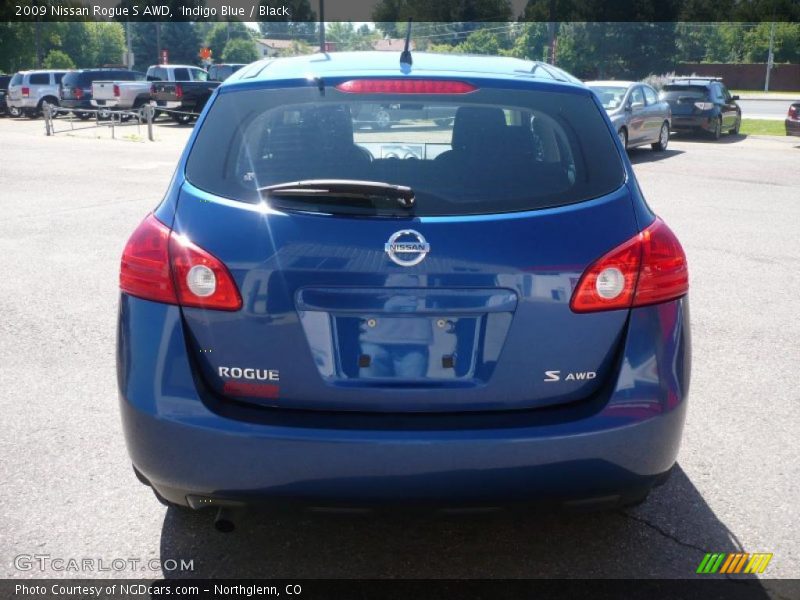Indigo Blue / Black 2009 Nissan Rogue S AWD