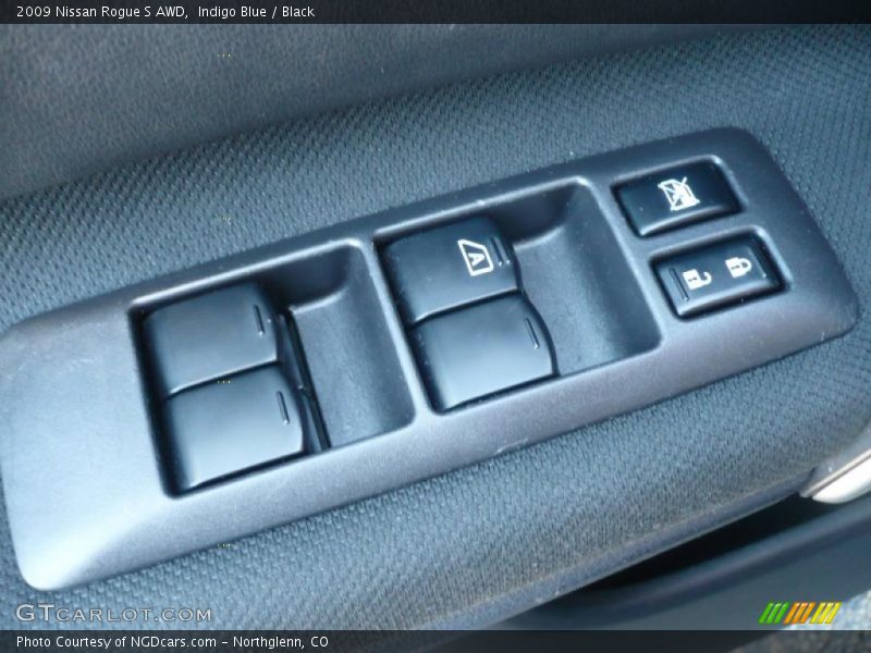 Indigo Blue / Black 2009 Nissan Rogue S AWD