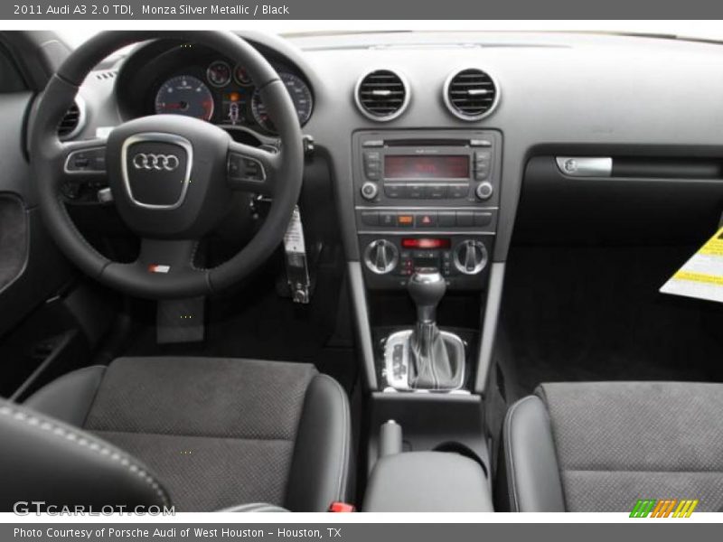 Monza Silver Metallic / Black 2011 Audi A3 2.0 TDI