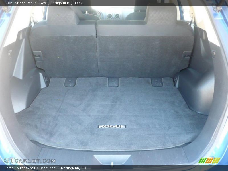Indigo Blue / Black 2009 Nissan Rogue S AWD