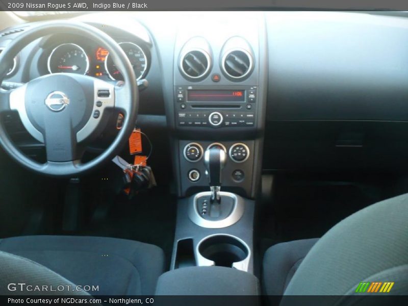 Indigo Blue / Black 2009 Nissan Rogue S AWD