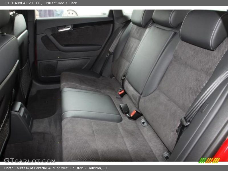 Brilliant Red / Black 2011 Audi A3 2.0 TDI