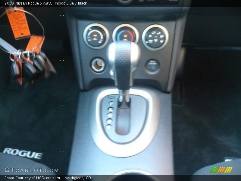 Indigo Blue / Black 2009 Nissan Rogue S AWD