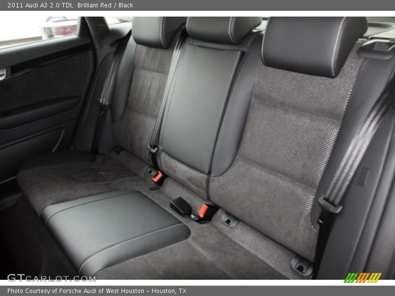 Brilliant Red / Black 2011 Audi A3 2.0 TDI