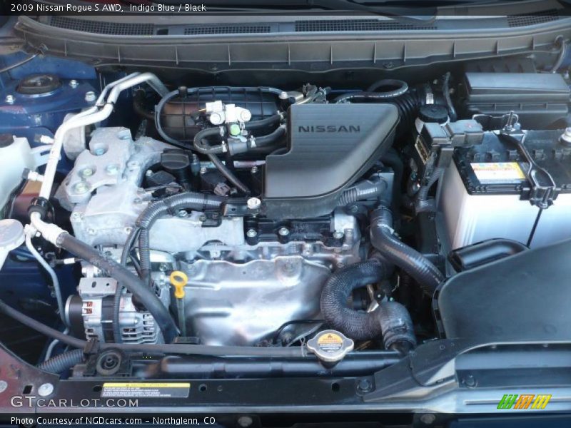 Indigo Blue / Black 2009 Nissan Rogue S AWD