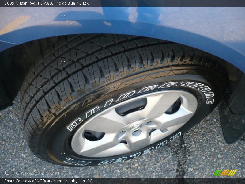 Indigo Blue / Black 2009 Nissan Rogue S AWD