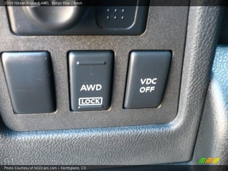 Indigo Blue / Black 2009 Nissan Rogue S AWD