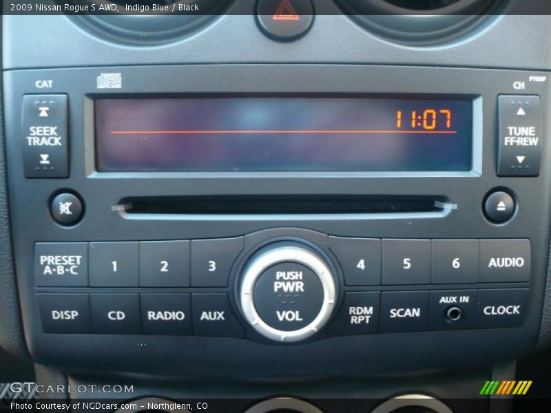 Indigo Blue / Black 2009 Nissan Rogue S AWD