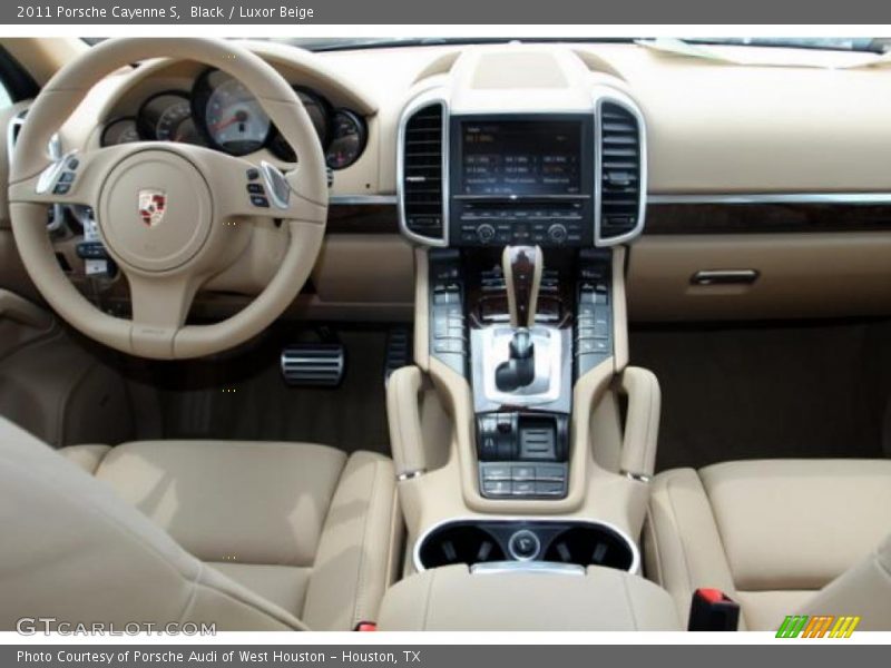 Black / Luxor Beige 2011 Porsche Cayenne S