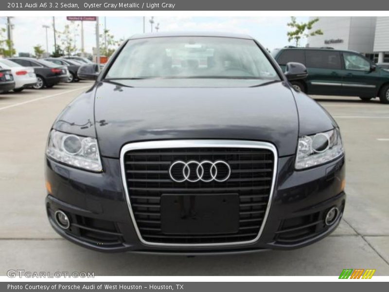 Oyster Gray Metallic / Light Gray 2011 Audi A6 3.2 Sedan