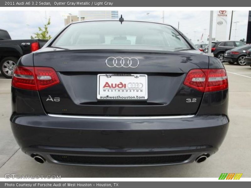 Oyster Gray Metallic / Light Gray 2011 Audi A6 3.2 Sedan