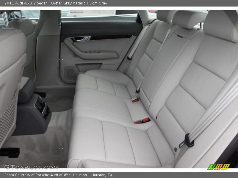 Oyster Gray Metallic / Light Gray 2011 Audi A6 3.2 Sedan