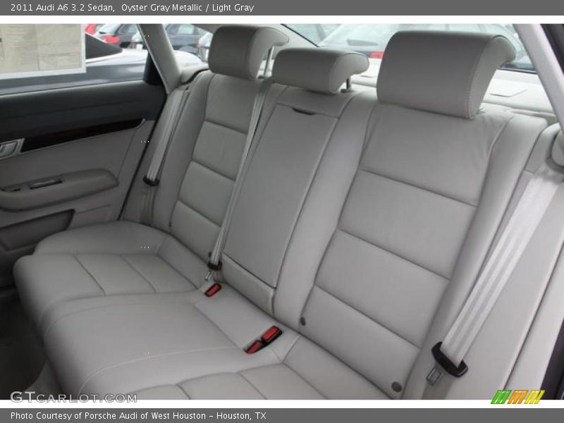 Oyster Gray Metallic / Light Gray 2011 Audi A6 3.2 Sedan