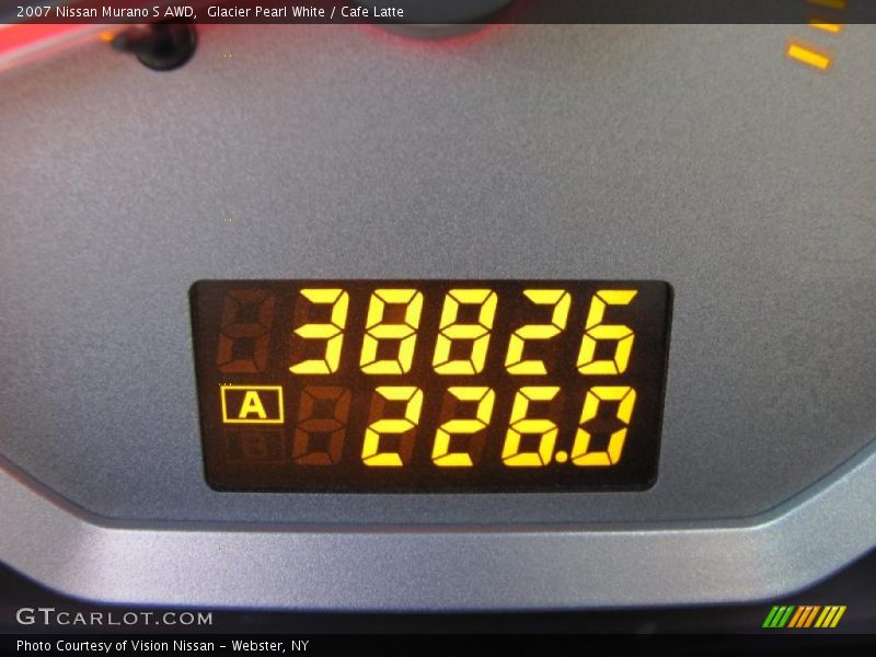 Glacier Pearl White / Cafe Latte 2007 Nissan Murano S AWD