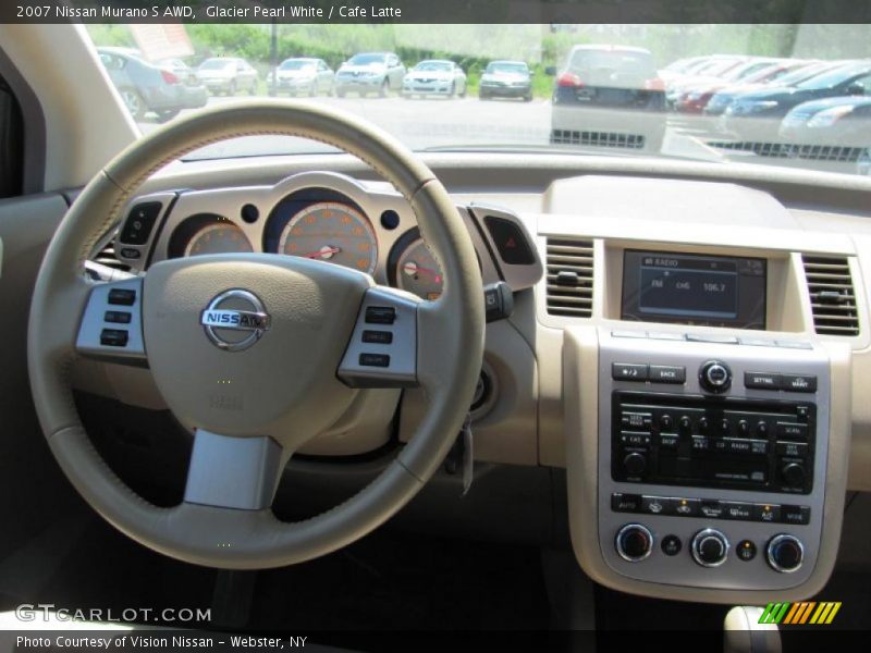 Glacier Pearl White / Cafe Latte 2007 Nissan Murano S AWD