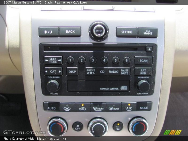Glacier Pearl White / Cafe Latte 2007 Nissan Murano S AWD