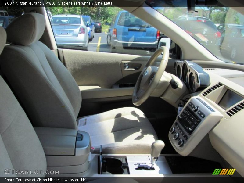 Glacier Pearl White / Cafe Latte 2007 Nissan Murano S AWD