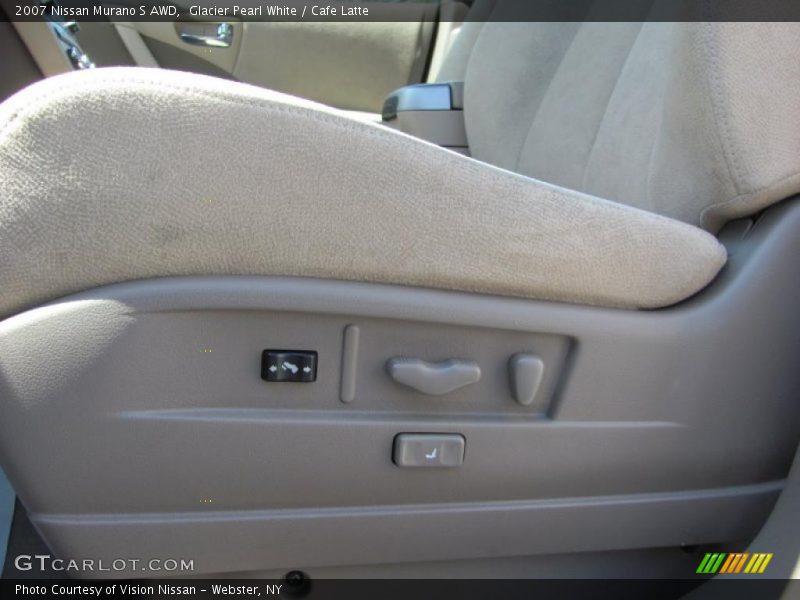 Glacier Pearl White / Cafe Latte 2007 Nissan Murano S AWD