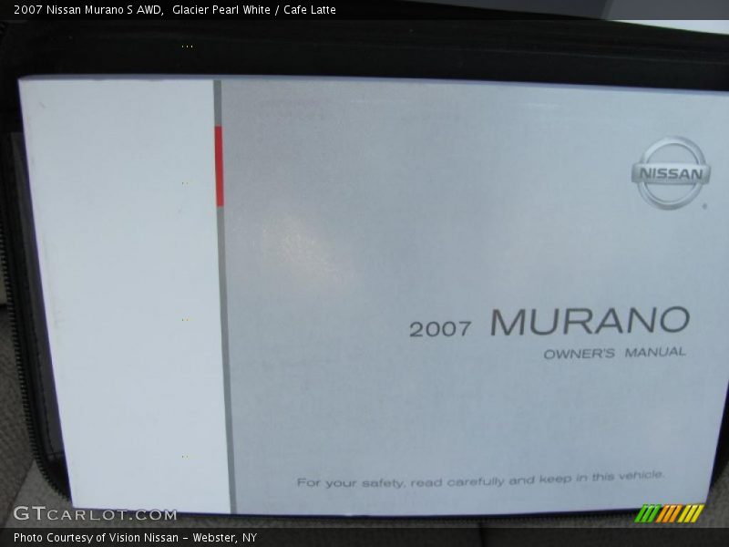 Glacier Pearl White / Cafe Latte 2007 Nissan Murano S AWD