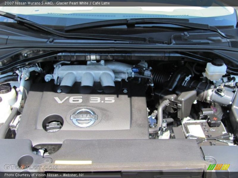 Glacier Pearl White / Cafe Latte 2007 Nissan Murano S AWD