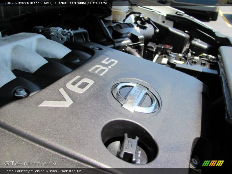 Glacier Pearl White / Cafe Latte 2007 Nissan Murano S AWD