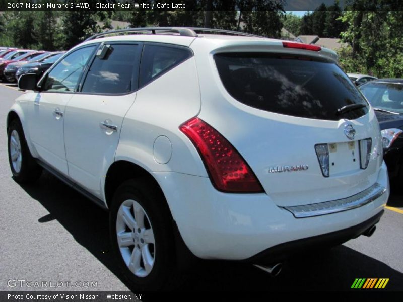 Glacier Pearl White / Cafe Latte 2007 Nissan Murano S AWD