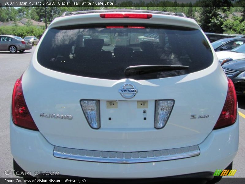 Glacier Pearl White / Cafe Latte 2007 Nissan Murano S AWD