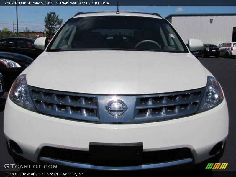 Glacier Pearl White / Cafe Latte 2007 Nissan Murano S AWD