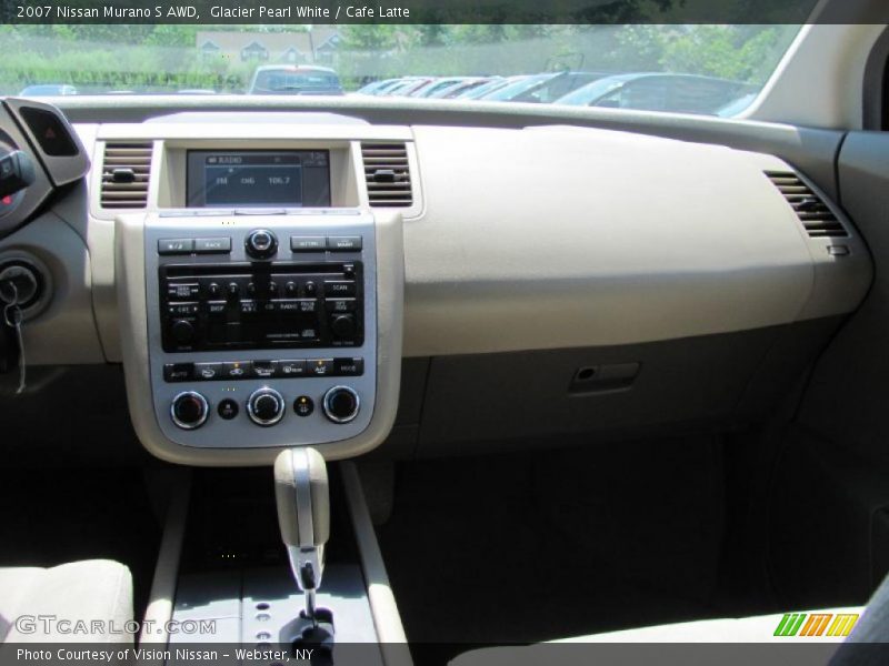 Glacier Pearl White / Cafe Latte 2007 Nissan Murano S AWD