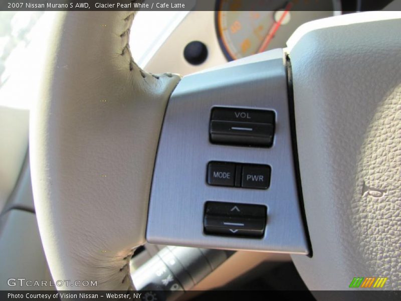 Glacier Pearl White / Cafe Latte 2007 Nissan Murano S AWD