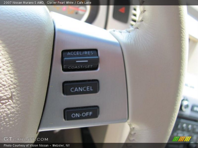 Glacier Pearl White / Cafe Latte 2007 Nissan Murano S AWD