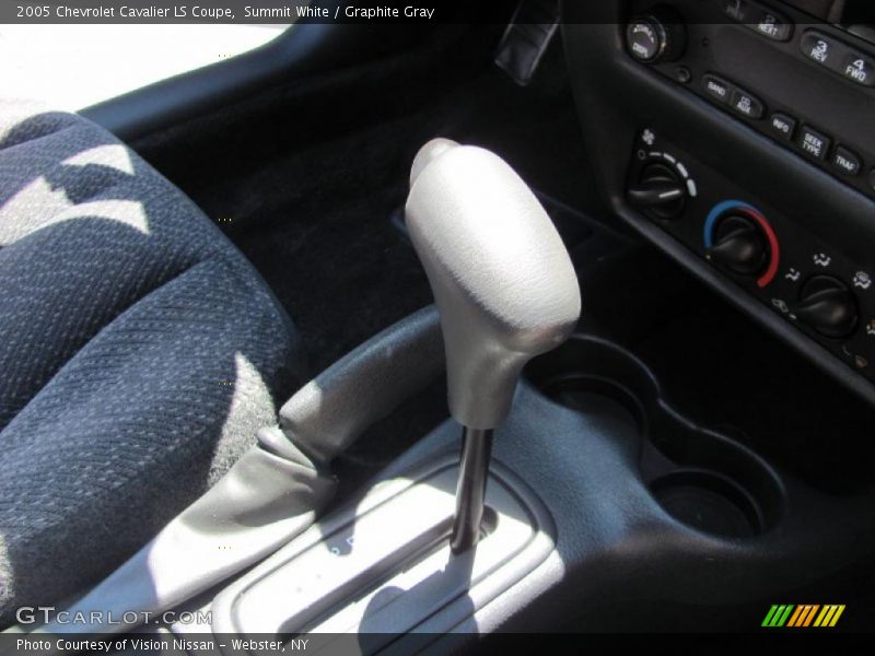 Summit White / Graphite Gray 2005 Chevrolet Cavalier LS Coupe